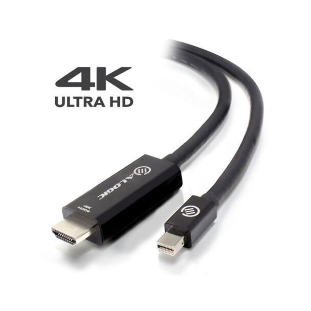 ALOGIC MDP-HD4K-02-ACTV ACTIVE 2m Mini DisplayPort to HDMI Cable Male to Male