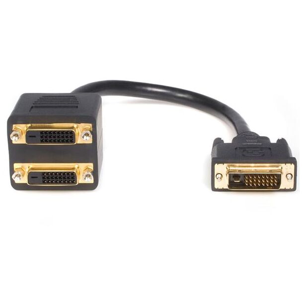 StarTech DVISPL1DD 1ft DVI to 2x DVI Video Splitter Cable