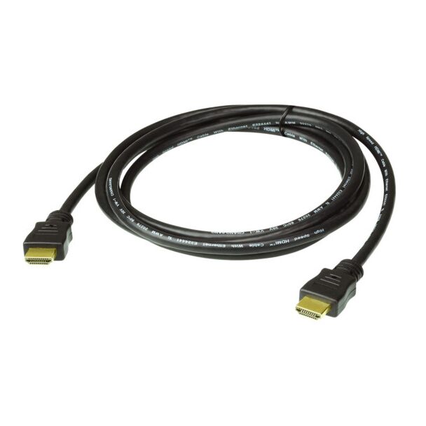 Aten 2L-7D03H 3M High Speed HDMI Cable with Ethernet. Support 4K UHD DCI, up to 4096 x 2160 @ 60Hz