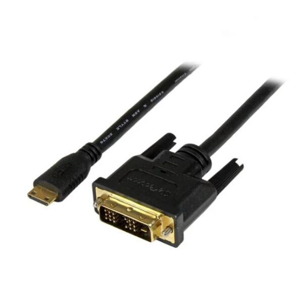 StarTech HDCDVIMM1M 1m Mini HDMI to DVI-D Cable - M/M