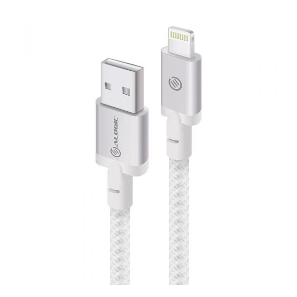 ALOGIC MU28P-03SLV Prime Lightning to USB Charge & Sync Cable - 3m Silver 