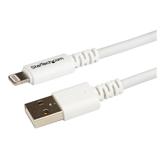 StarTech USBLT3MW 10 ft White 8-pin Lightning to USB Cable