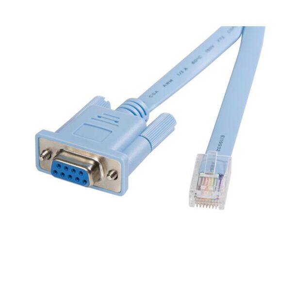 StarTech DB9CONCABL6 6 ft RJ45 to DB9 Cisco Console Cable