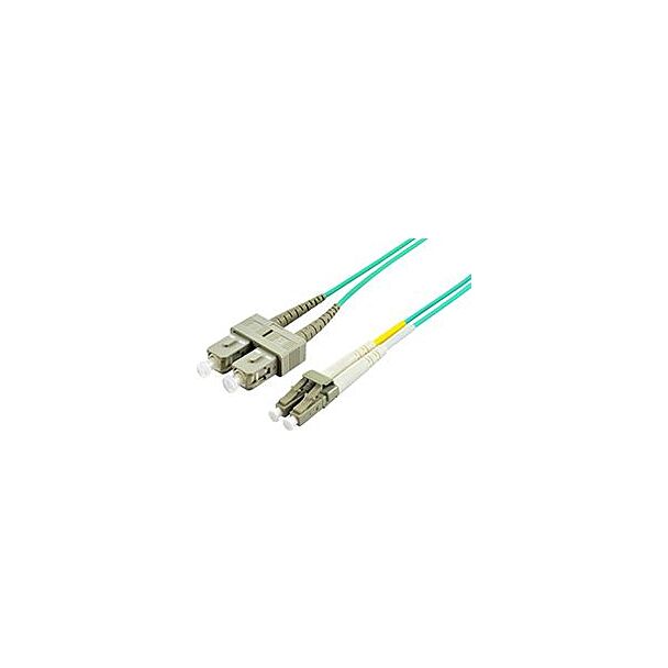 Comsol FLCSC-15-OM4 15mtr LC-SC Multi-Mode Duplex Fibre Patch Cable LSZH 50/125 OM4