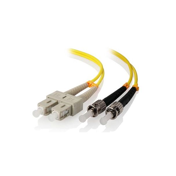 Alogic SCST-0.5-OS2 0.5m SC-ST Single Mode Duplex LSZH Fibre Cable 09/125 OS2