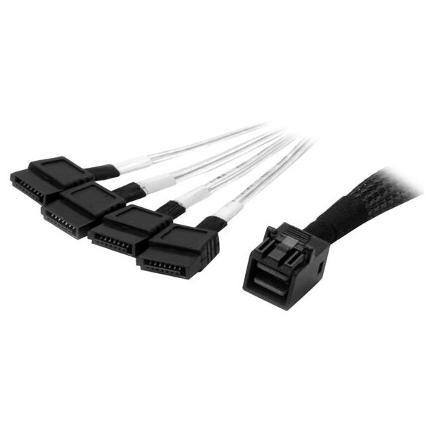 Startech SAS43SAT1M Internal Mini-SAS to SATA Cable SFF-8643 to SATA 1M 3418946