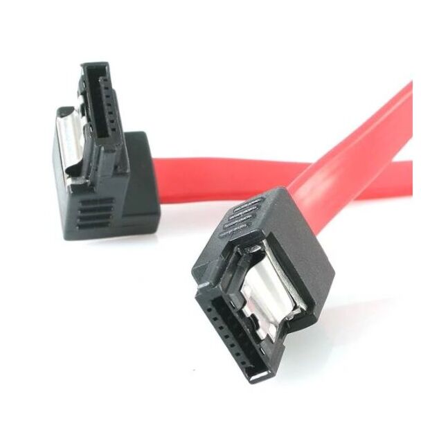 StarTech LSATA18RA1 18IN SATA To Right Angle SATA Cable