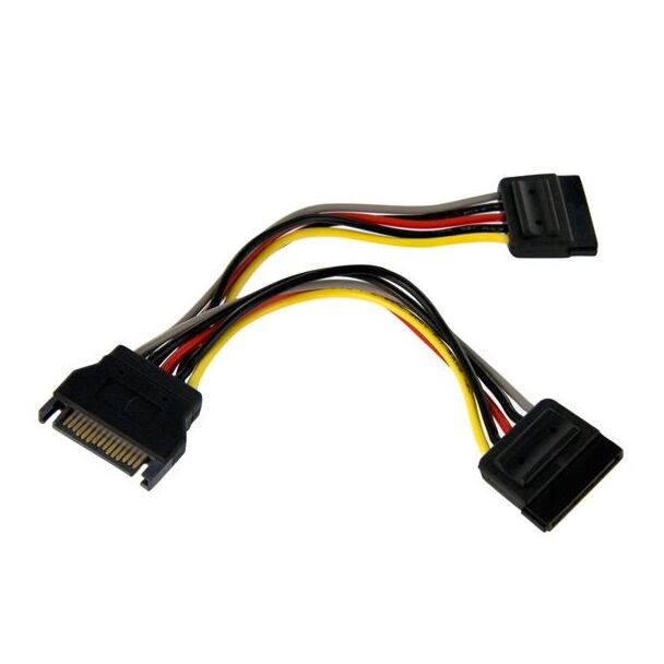 StarTech PYO2SATA 6in SATA Power Y Splitter Cable Adapter