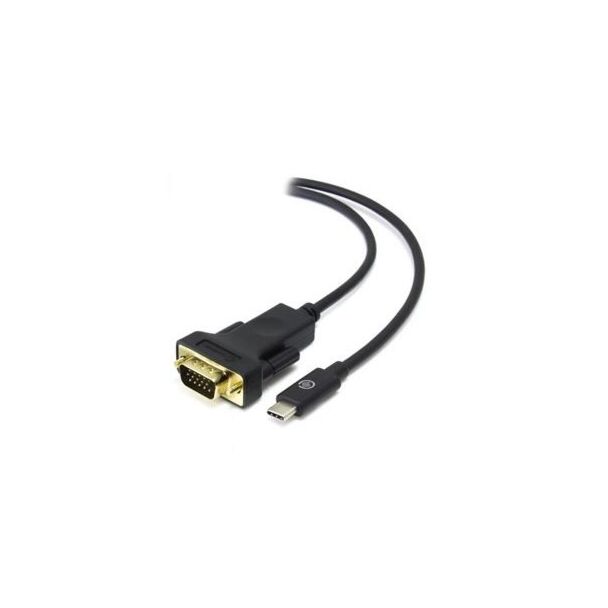 Alogic ELUCVG-01RBLK Premium 1m USB-C to VGA Cable - Male to Male