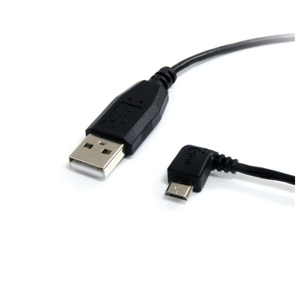 StarTech UUSBHAUB3LA 3 ft USB to Left Angle Micro USB Cable