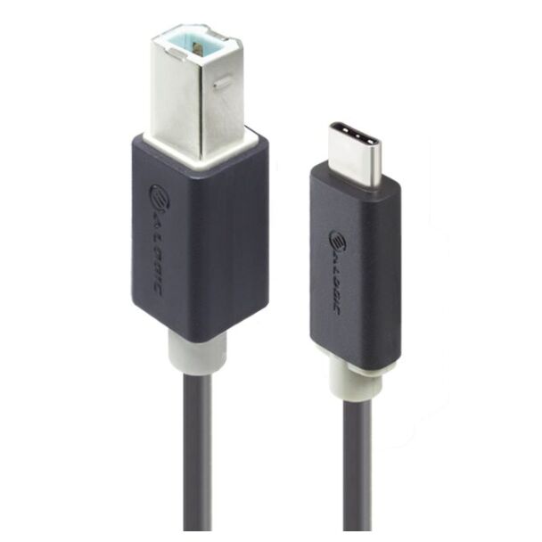 Alogic U2-TCB01-MM 1m USB 2.0 Type-B to Type-C Cable M to M Pro Series