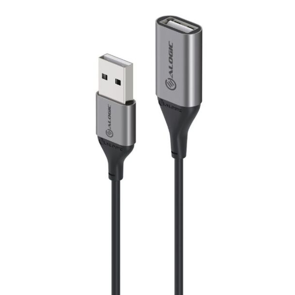 Alogic U22AARBK 2m Ultra USB2.0 USB-A (Male) to USB-A (Female) Extension Cable