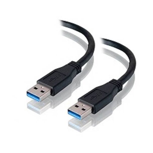 Alogic USB3-0.5-AM-AM 0.5m USB3.0 Type A to Type A Cable Male to Male Black