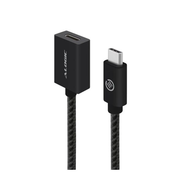 Alogic MU31CC-EXT-050BLK 0.5m USB3.1 USB-C Extension Cable Male to Female