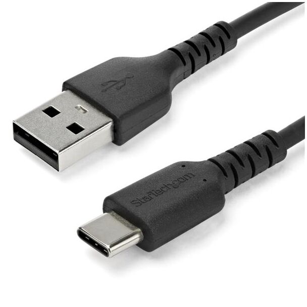 Startech RUSB2AC1MB Cable Black USB 2.0 to USB C Cable 1m