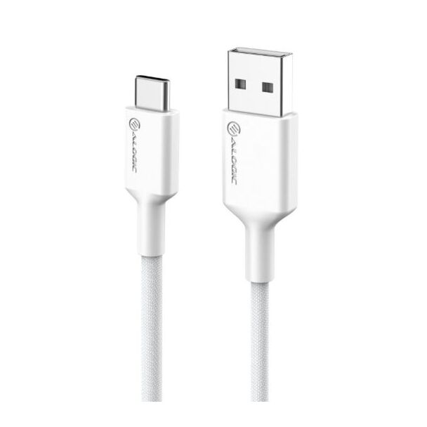 Alogic ELPCA201-WH Elements PRO USB-C to USB-A Cable - Male to Male - 1m White