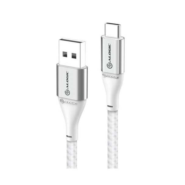 Alogic ULCA2030-SLV Super Ultra USB 2.0 USB-C to USB-A Cable 30cm 3A 480Mbps Silver