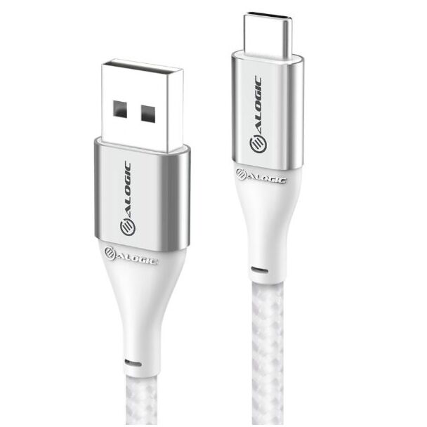 Alogic ULCA203-SLV Super Ultra USB 2.0 USB-C to USB-A Cable 3m 3A 480Mbps Silver