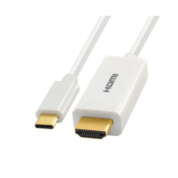 Astrotek AT-CMHD-18 1.8M USB C male to HDMI male cable white color gold plating support 4k@60hz