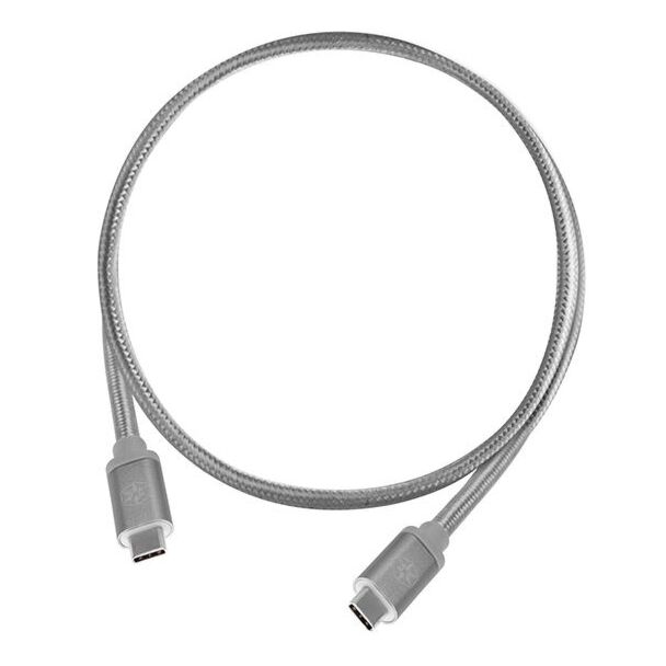 SilverStone CPU06 USB Type-C to Type-C Cable 1m Charcoal SST-CPU06C-1000