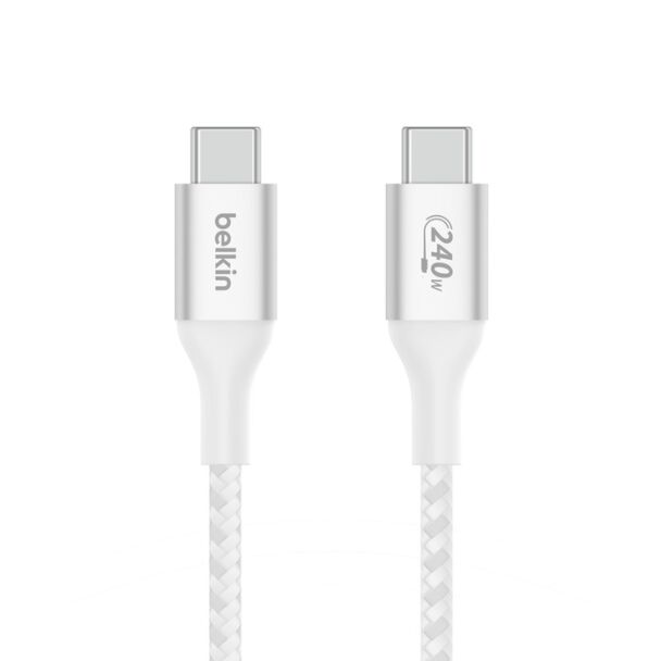 Belkin CAB015bt1MWH BoostCharge 240W 1m USB-C to USB-C Cable White