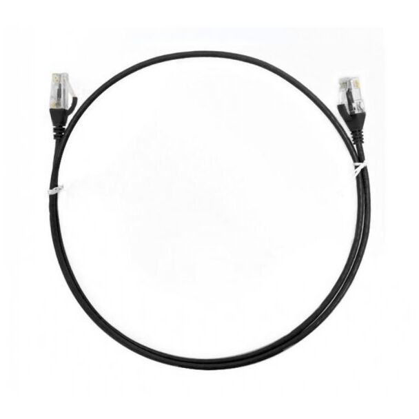 8Ware CAT6THINBK-20M CAT6 Ultra Thin Slim Cable 20m - Black