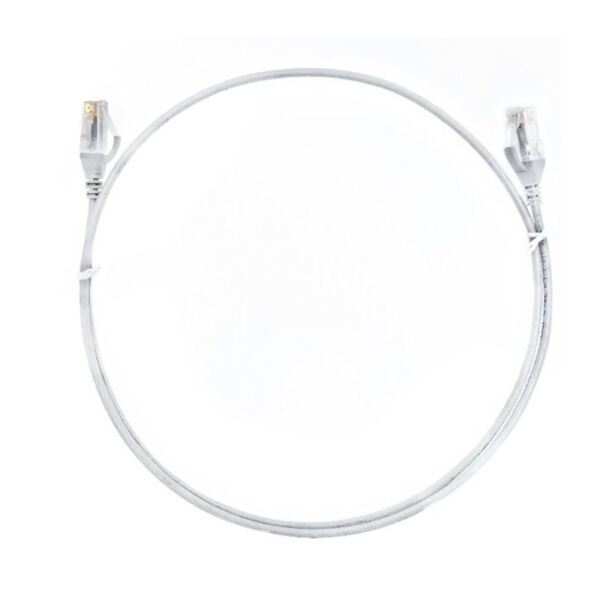 8Ware CAT6THINWH-20M CAT6 Ultra Thin Slim Cable 20m - White