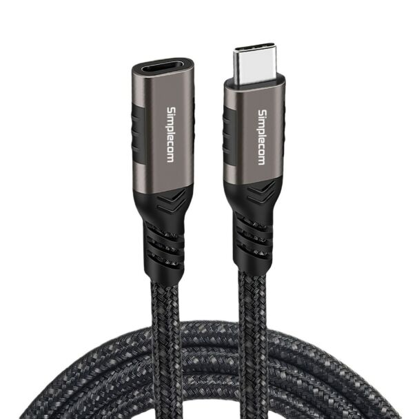 Simplecom CAU610 USB-C Male to Female Extension Cable 1m