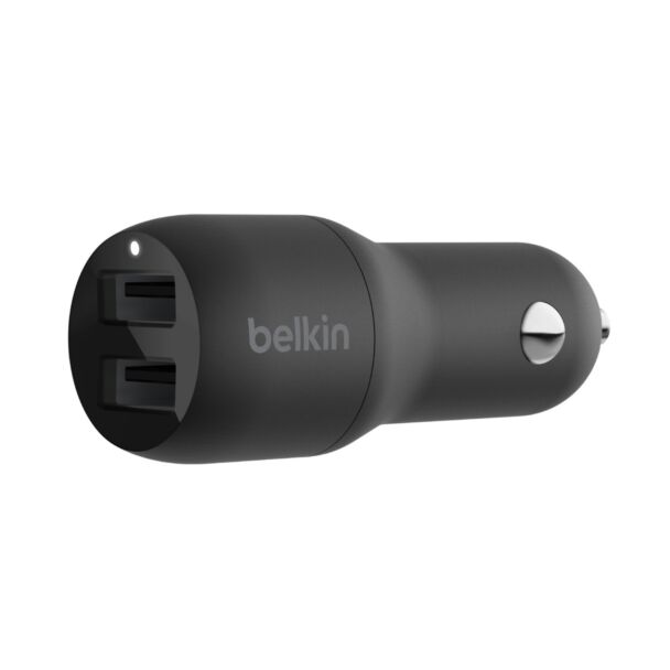 Belkin CCB001btBK BOOSTCHARGE Dual USB-A Car Charger 24W Black