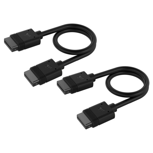 Corsair CL-9011120-WW iCUE LINK Cable 200mm Black Straight Connectors