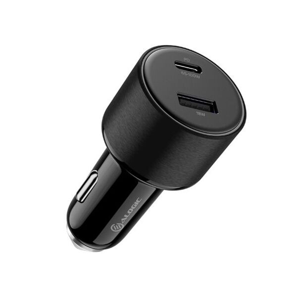 Alogic CRCA100 Rapid Power 100W Car Charger 1 X USB-C & 1 X USB-A Port