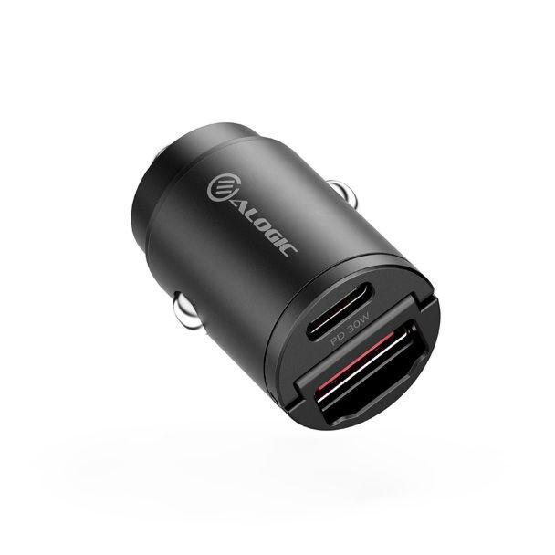 ALOGIC CRCA30 Rapid Power 30W Car Charger 1 x USB-C Port & 1 x USB-A Port