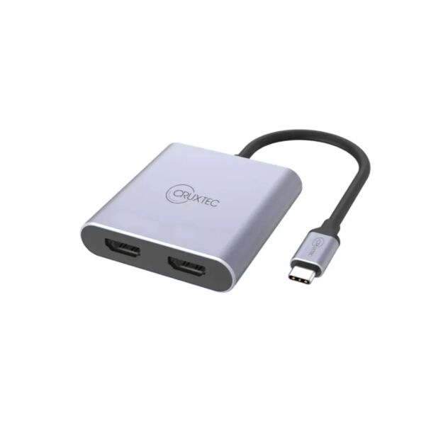 Cruxtec CT2H-4K-SG USB-C to Dual HDMI 4K Adapter