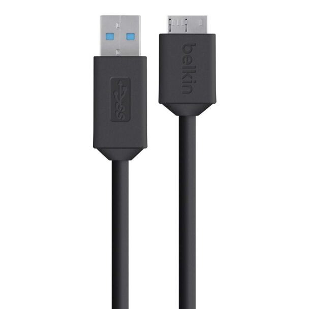 Belkin F3U166bt03-BLK Micro-B to USB 3.0 Cable Black