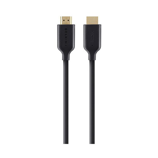 Belkin F3Y021BT1M High Speed HDMI Cable with Ethernet 4K/Ultra HD Compatible 2 Metre