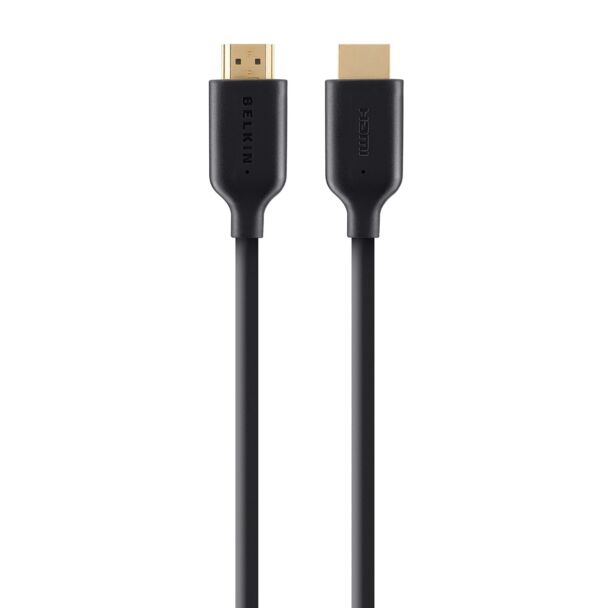 BELKIN F3Y021BT2M 2M HDMI HIGH SPEED CABLE W/ ETHERNET 4K/ULTRA HD, 10.2 Gbps SPEED RATING, ESSENTIA