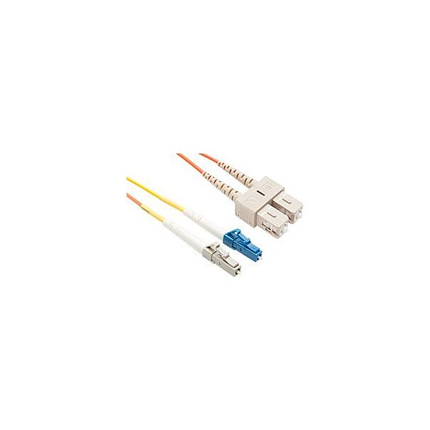 Comsol FLCESC-MCP-03-OM1 3mtr Mode Conditioning Patch Cable LC Equipment (Single-Mode) to SC Cable Plant (Multi-Mode) LSZH 62.5/125 OM1