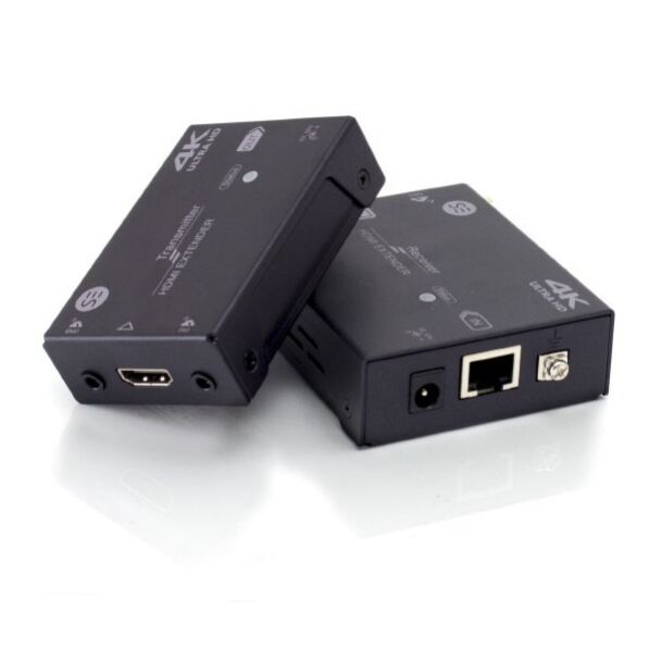 Serveredge HD-EXR-100-HDBT HDBaseT 4K2K HDMI Extender Kit (Tx/Rx) with Bi-directional IR - 100m