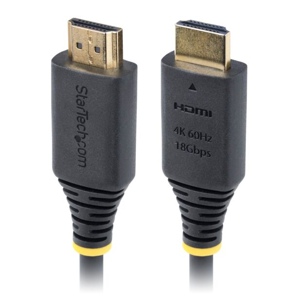 Startech HDMI2-CABLE-4K60-3M 3m Premium Certified High Speed HDMI Cable