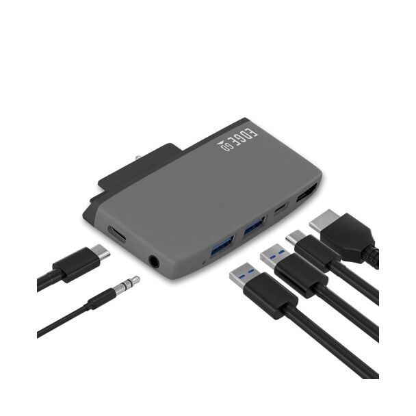 MBEAT MB-EGE-G59GRY Edge Go Multifunction USB C Hub for Surface Go