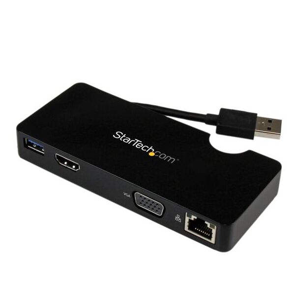 StarTech USB3SMDOCKHV USB 3.0 Laptop Mini Docking Station