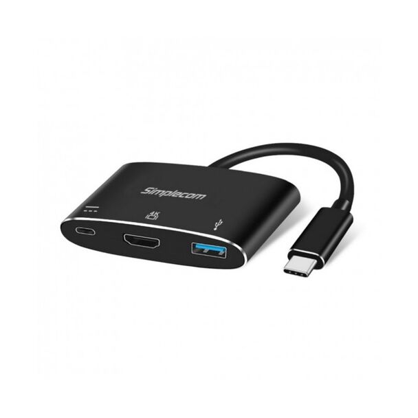 Simplecom DA310 USB3.1 Type C to HDMI USB3.0 Adapter with PD Charging