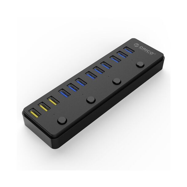 Orico P12-U3-AU-BK 12 Port USB3.0 Hub With BCI1.2 Technology