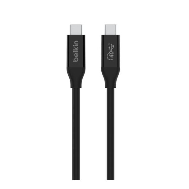 Belkin INZ001bt0.8MBK USB4 USB-C to USB-C  Cable 0.8M with 80W PD