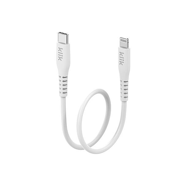 Klik KCLN02WH 25cm USB-C to Apple Lightning MFi Cable - White