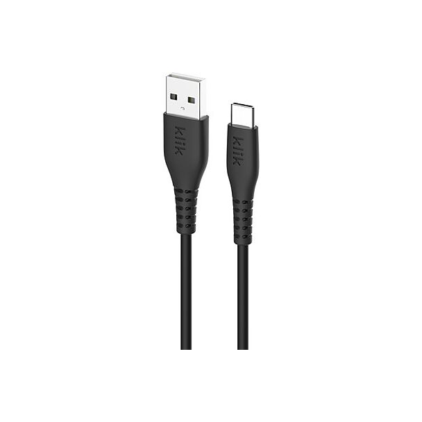 Klik KUC12BK 1.2m USB-A Male to USB-C Male USB 2.0 Cable