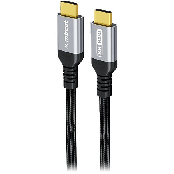 mbeat MB-XCB-8KHDM30 Tough Link 3m Certified 8K HDMI Cable Space Grey