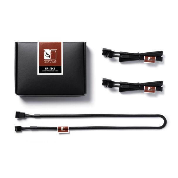 Noctua NA-SEC3 60cm 4Pin PWM Power Extension Cables (3 Pack)