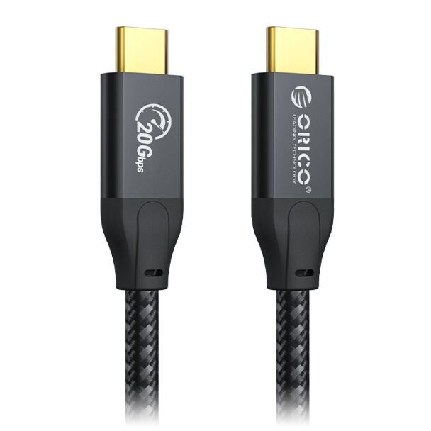 Orico ORICO-CM32-20-BK-BP USB-C 3.2 Gen2*2 High-Speed Data Cable 2m