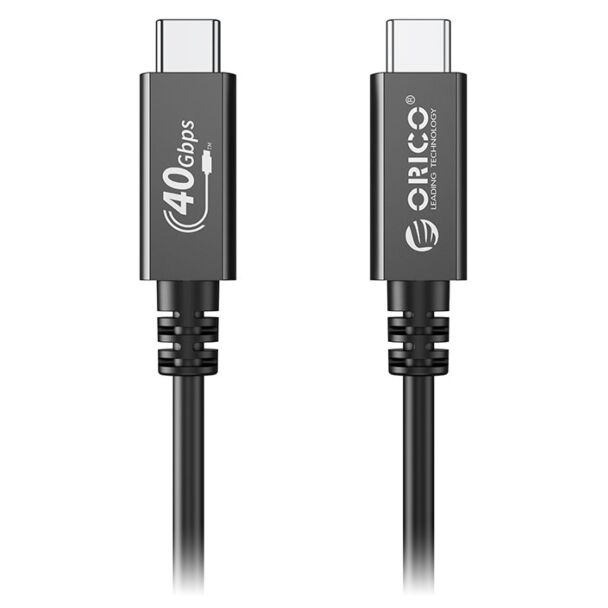 Orico U4A08-BK-BP USB 4 Type-C Cable 0.8m